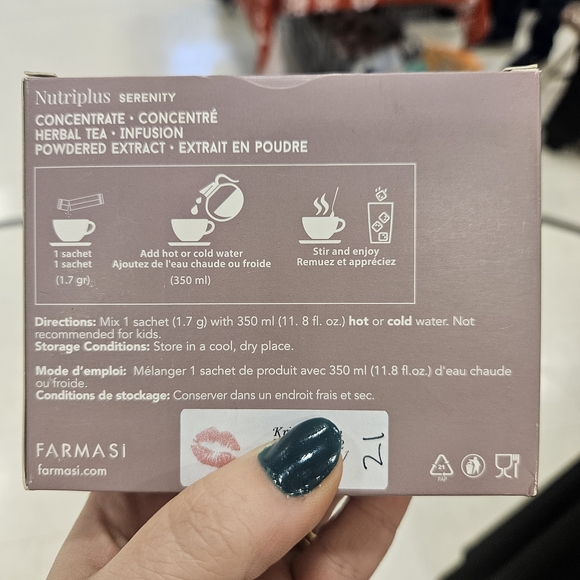 Serenity Raspberry Tea Sachets - Picture 4 of 5